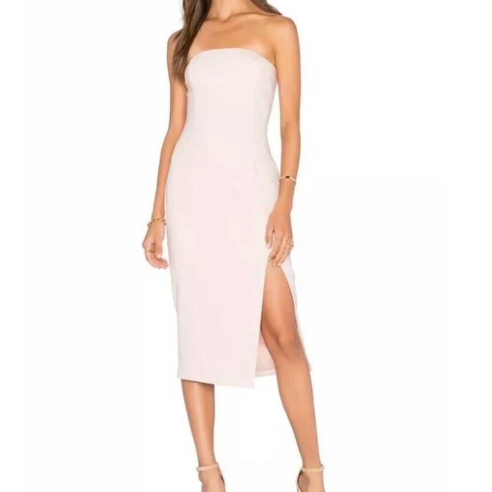 Thompson Midi Dress - JAY GODFREY - Blush - Size 0